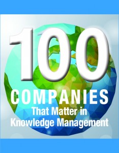 Knowledge World 100 companies that matter award logo